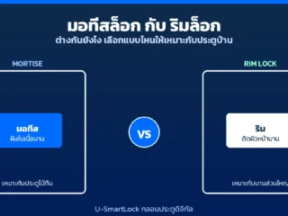 มอทีสล็อกกับริมล็อก ต่างกันยังไง เลือกแบบไหนให้เหมาะกับประตูบ้าน